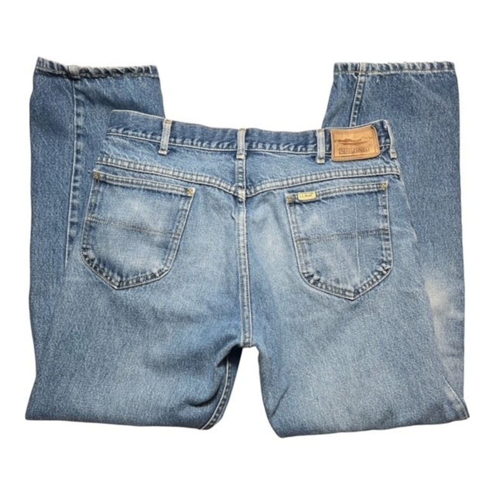 Vintage L.L. Bean Men Sz 32x29 Double L Jeans Heavy Duty Classic 90s Denim -2233